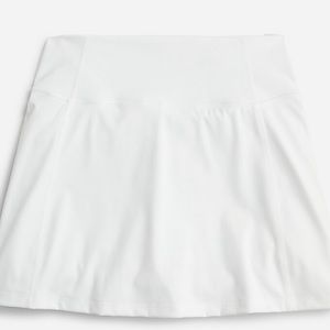Jcrew CloudStretch high-rise sports skirt, white size medium